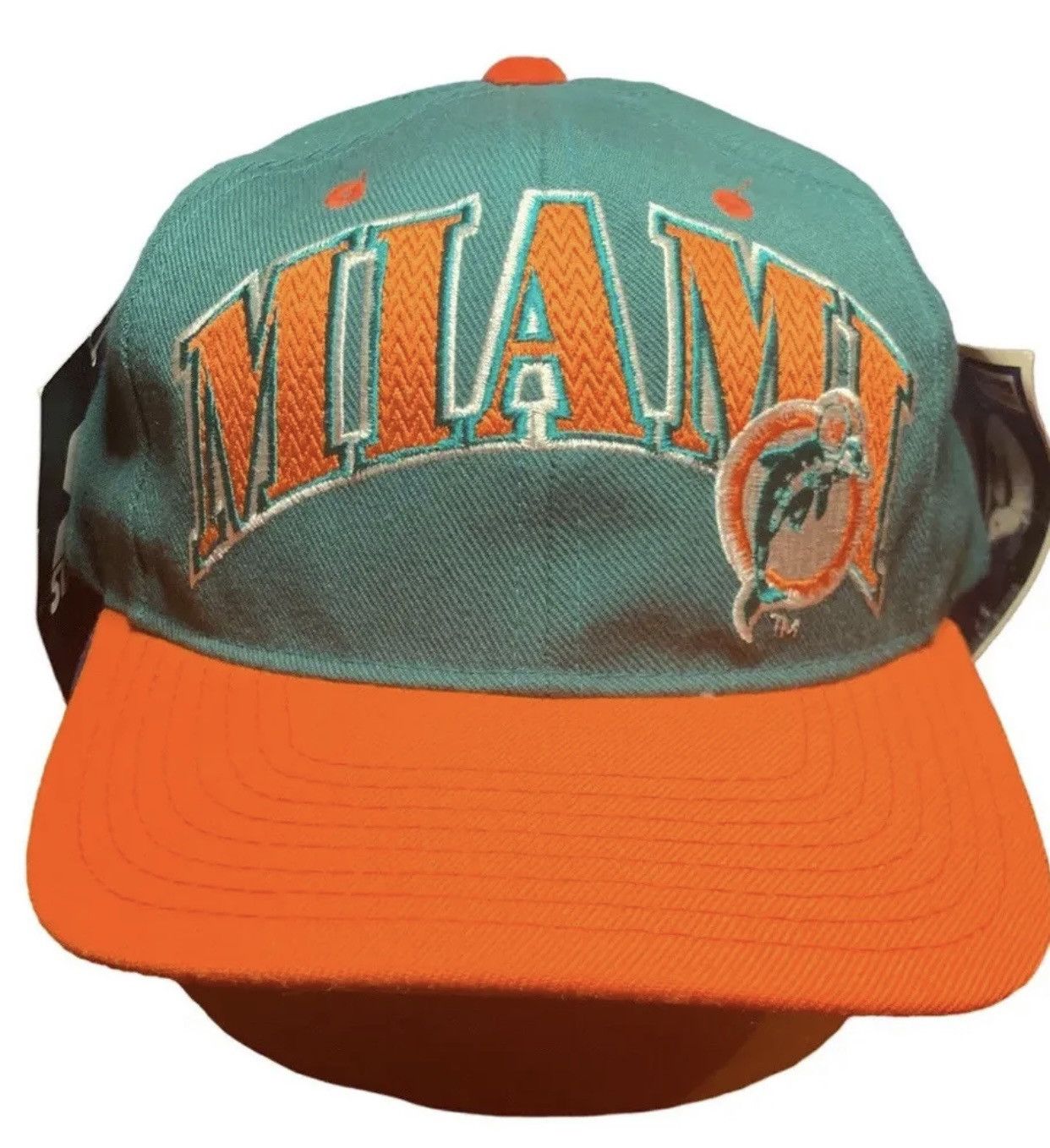 Vintage Miami Dolphins Starter Snapback Hat NFL VTG by