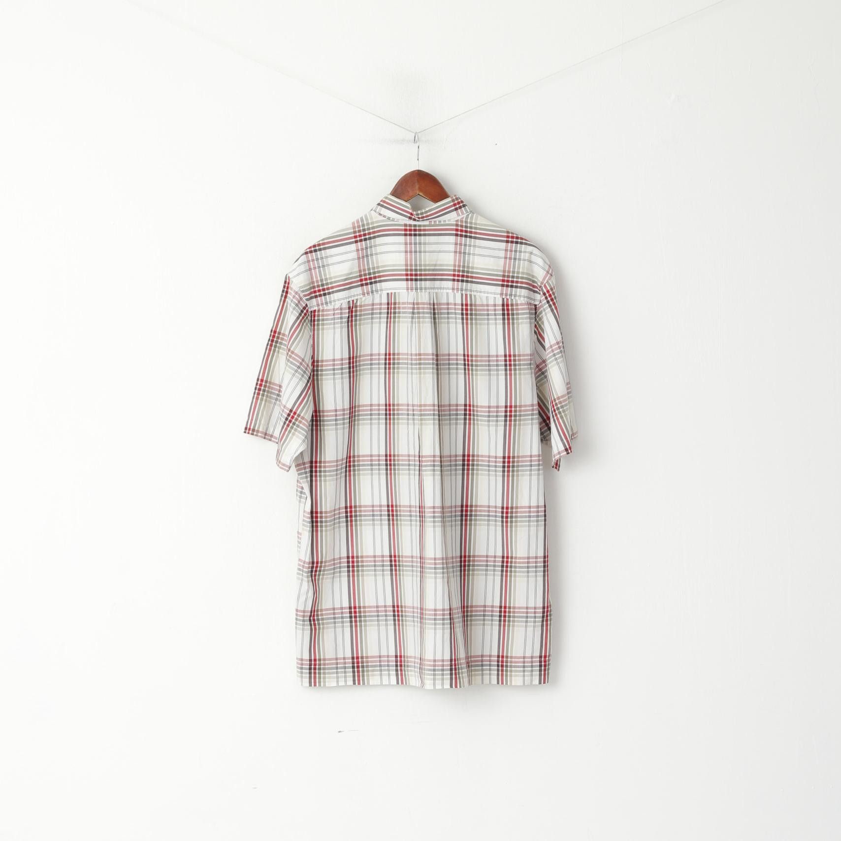 Timberland Timberland Men L (XL) Casual Shirt Beige Check 5192 Size US L / EU 52-54 / 3 - 6 Thumbnail