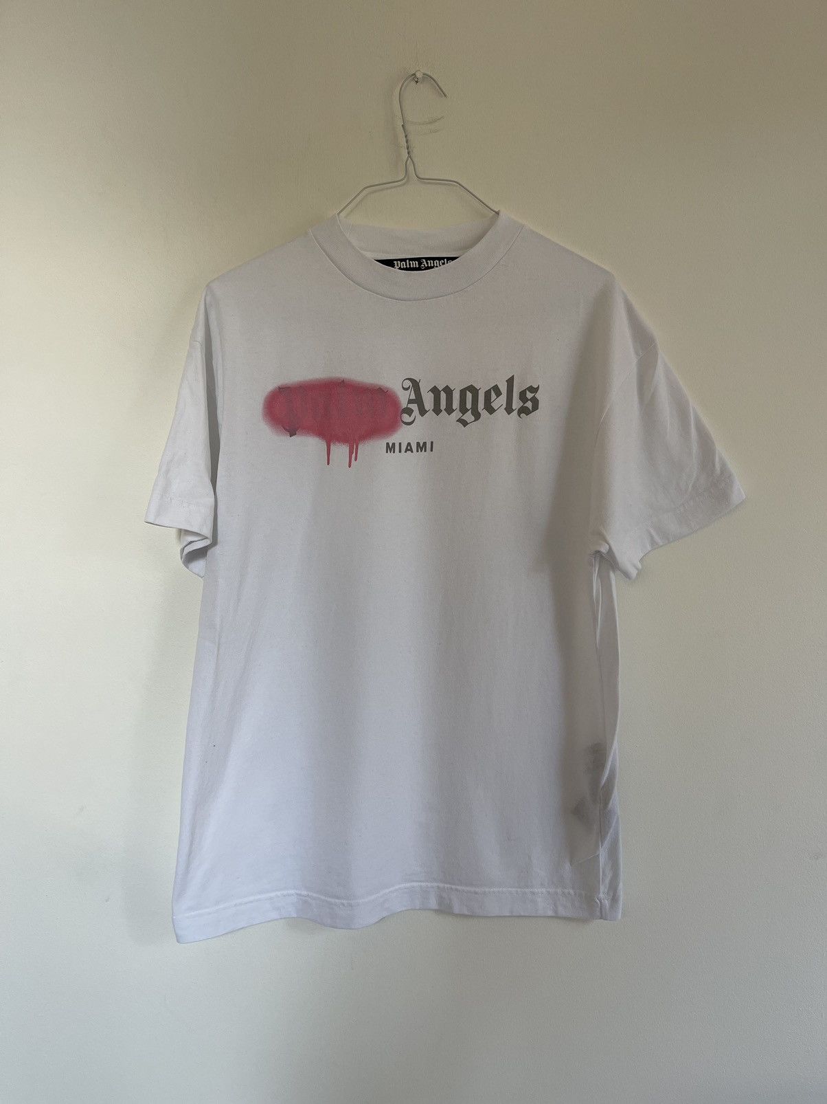 Palm angels Miami spired Logo TEE