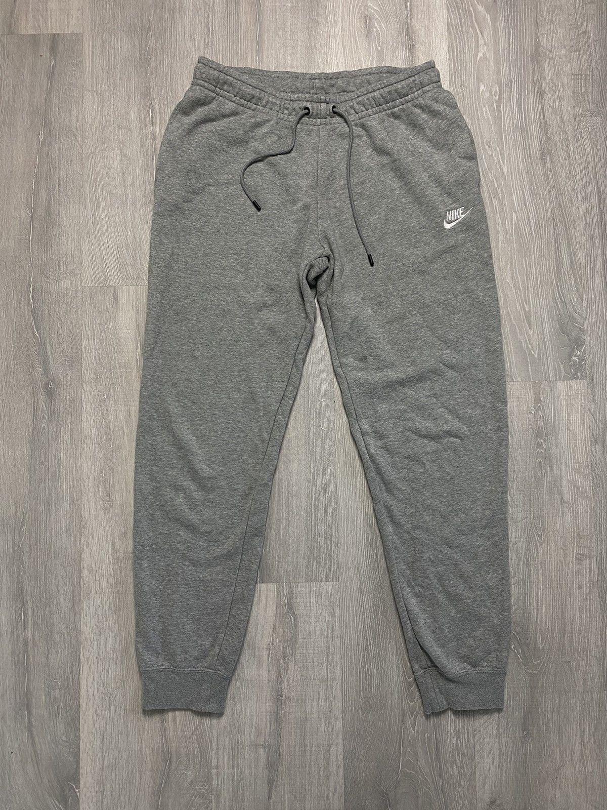 Nike × Vintage Nike vintage grey sweat pants small logo Size US 30 / EU 46 - 2 Thumbnail