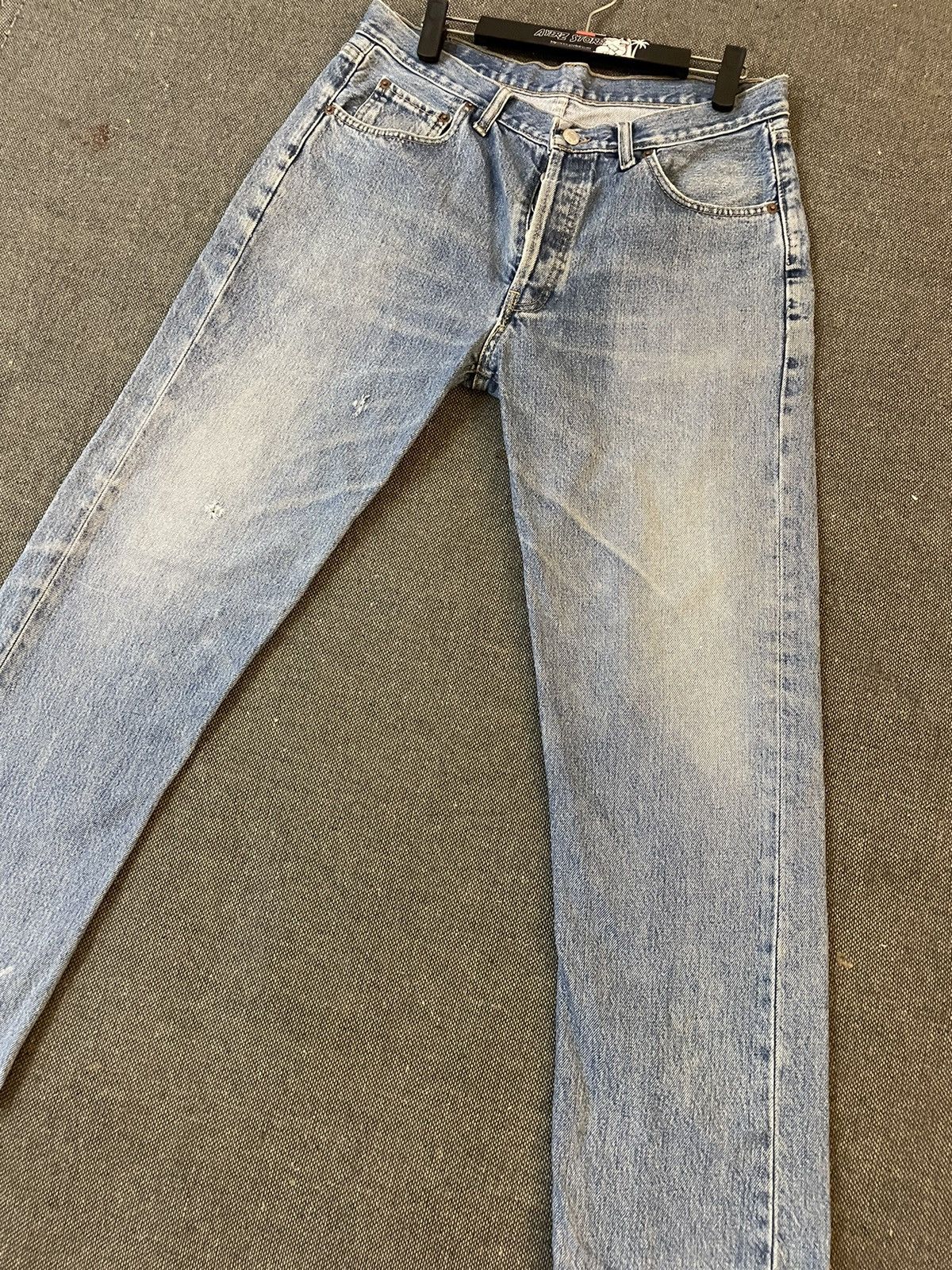 Levi's Vintage 90s Faded Distressed Levi’s 501 Jeans Size US 33 - 2 Thumbnail