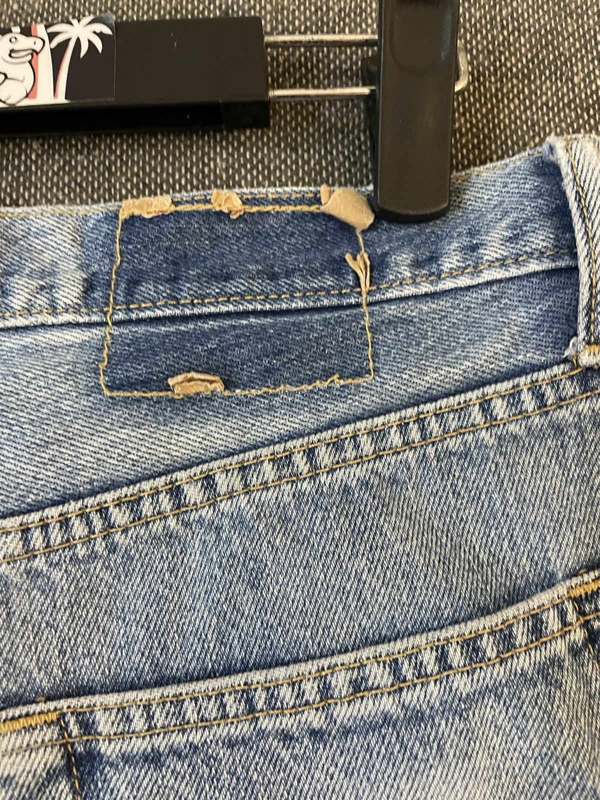 Levi's Vintage 90s Faded Distressed Levi’s 501 Jeans Size US 33 - 17 Thumbnail