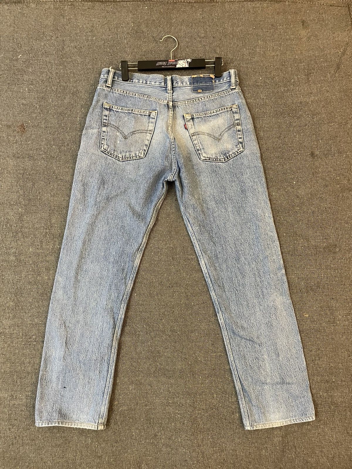 Levi's Vintage 90s Faded Distressed Levi’s 501 Jeans Size US 33 - 9 Thumbnail