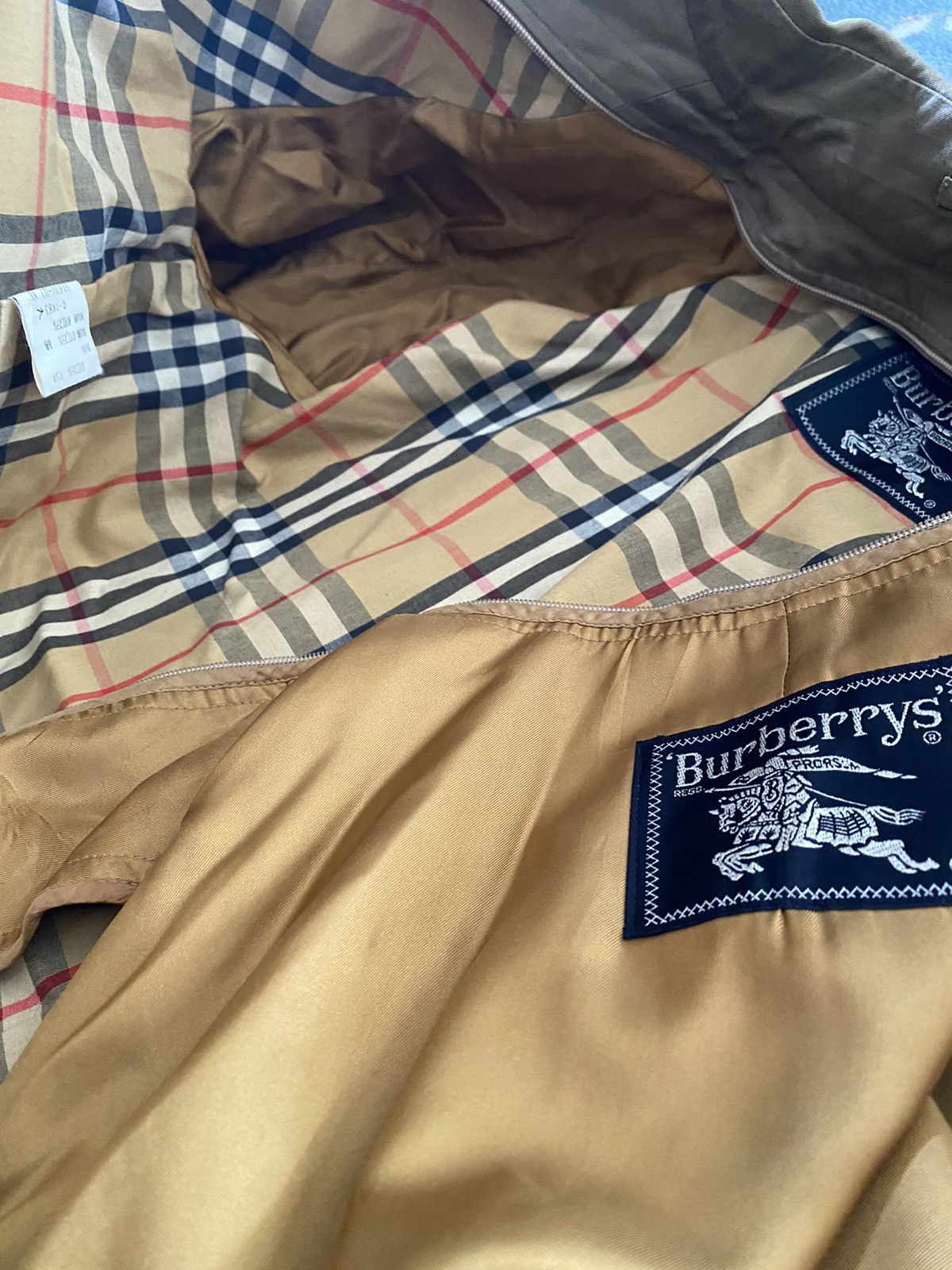 Burberry × Vintage Vintage Burberrys Nova Check Removable Lining Trench Coat Size US M / EU 48-50 / 2 - 14 Thumbnail