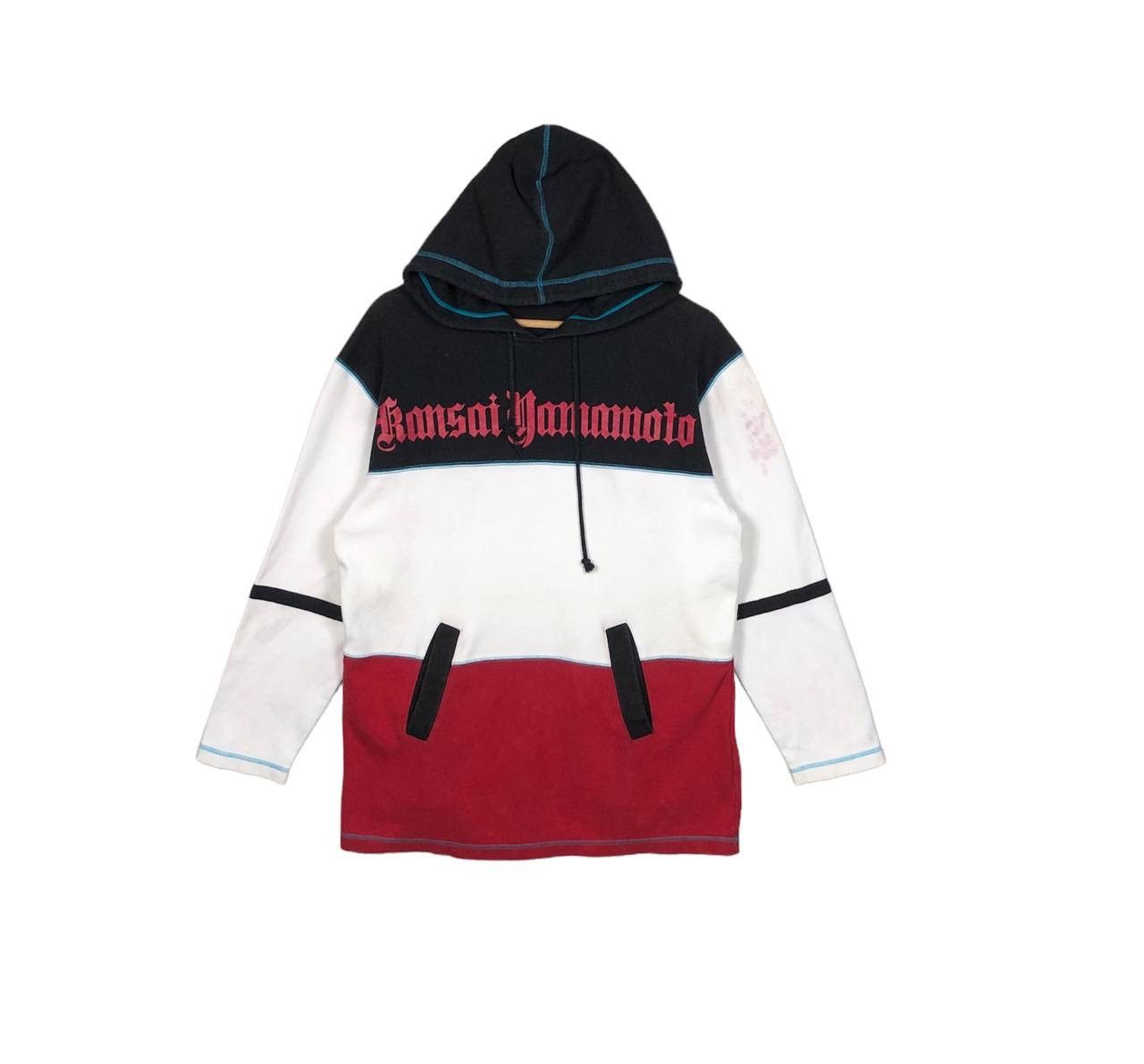 Kansai Yamamoto Spell Out Hoodie Sweatshirt