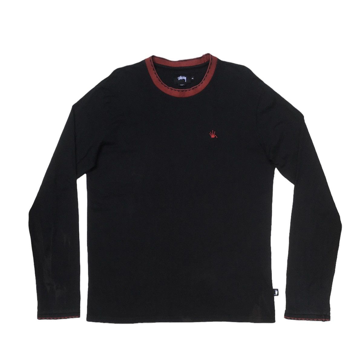Stussy × Vintage Last Drop ‼️ STUSSY CROWN LONG SLEEVE TEES Size US M / EU 48-50 / 2 - 2 Thumbnail