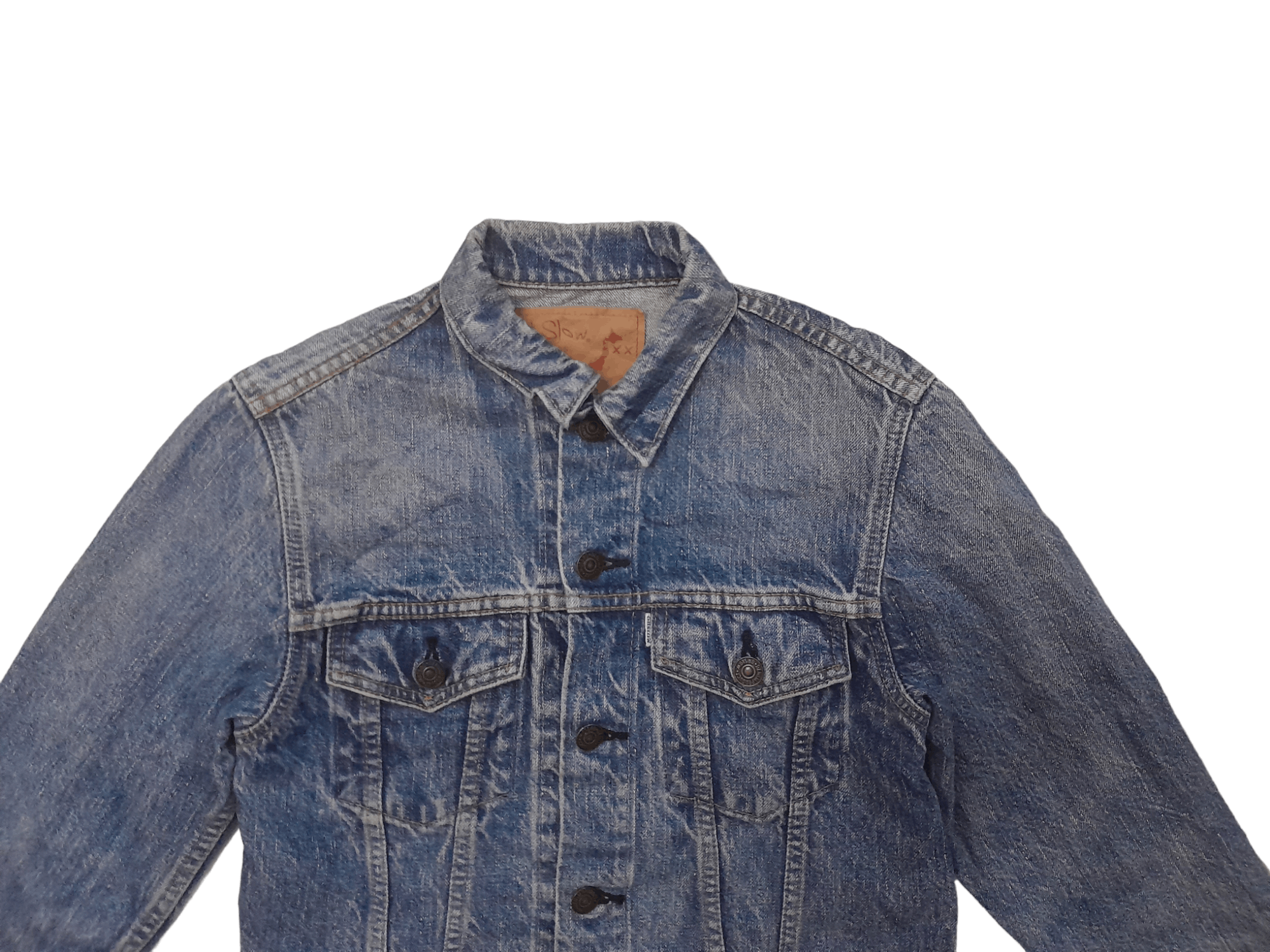 Orslow Orslow Denim Jacket Trucker Japan (E693) Size US S / EU 44-46 / 1 - 2 Thumbnail