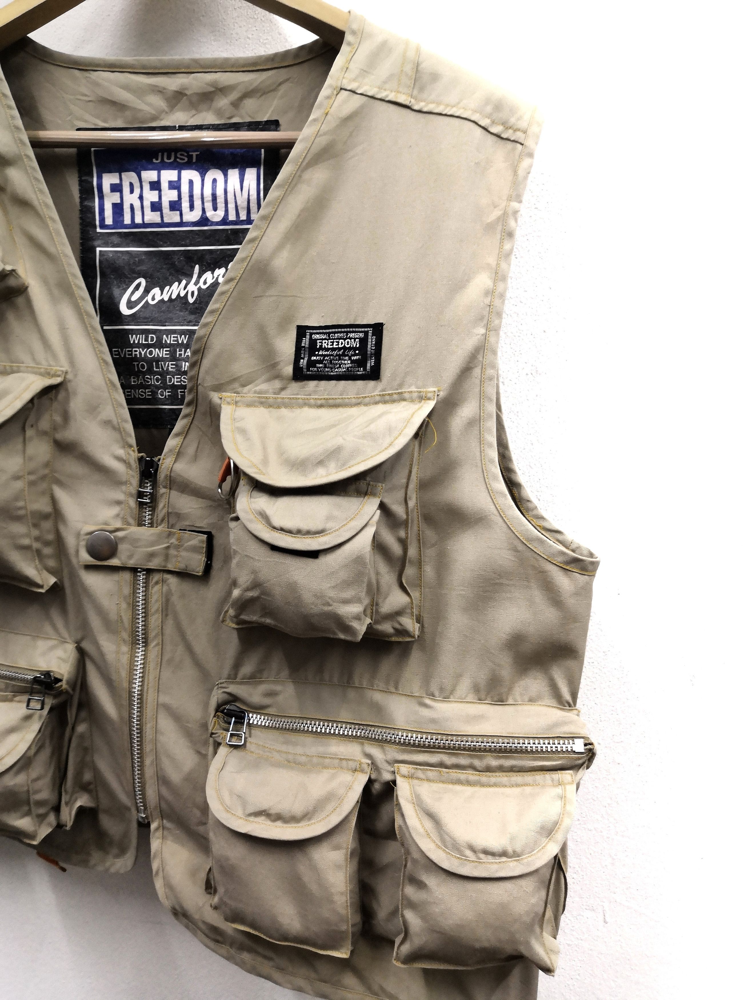 Designer × Japanese Brand Freedom Comfort Tactical Hunting Multipocket Vest Size US M / EU 48-50 / 2 - 5 Thumbnail