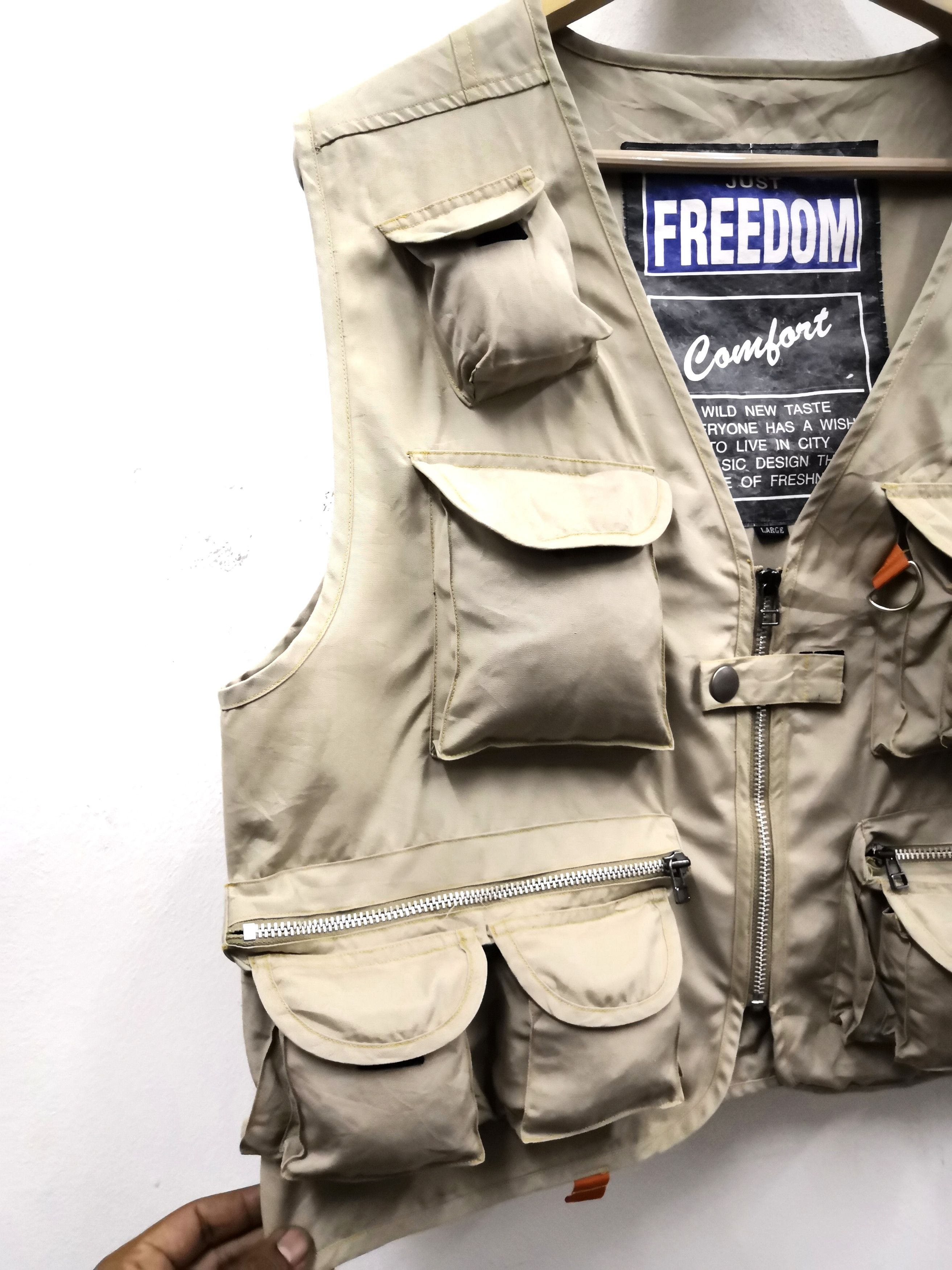 Designer × Japanese Brand Freedom Comfort Tactical Hunting Multipocket Vest Size US M / EU 48-50 / 2 - 4 Thumbnail