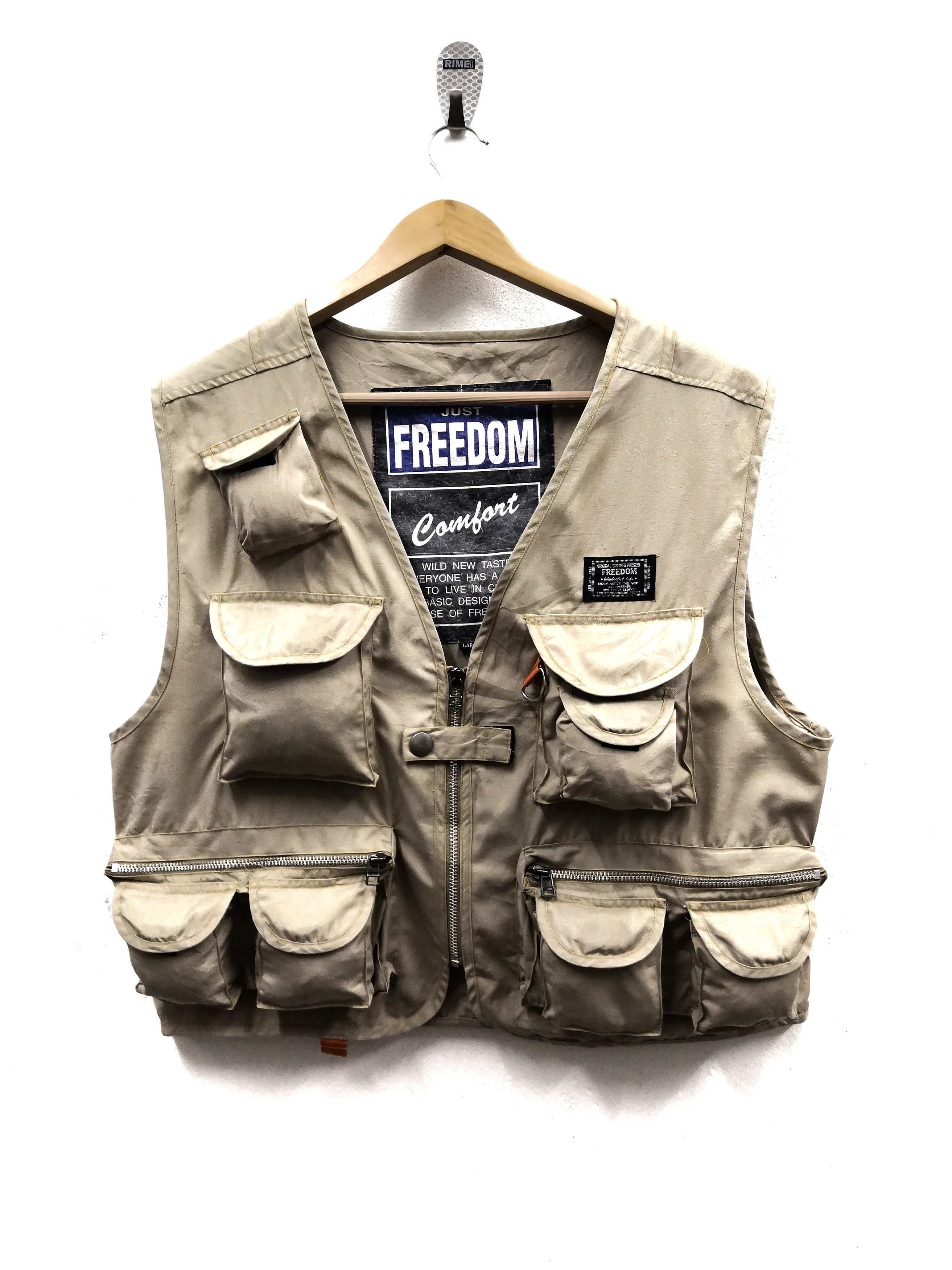 Designer × Japanese Brand Freedom Comfort Tactical Hunting Multipocket Vest Size US M / EU 48-50 / 2 - 1 Thumbnail