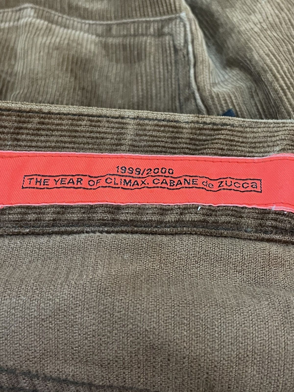 CABANE de ZUCCa The Year Of Climax Cabane de Zucca Corduroy Jeans Size US 31 - 17 Thumbnail
