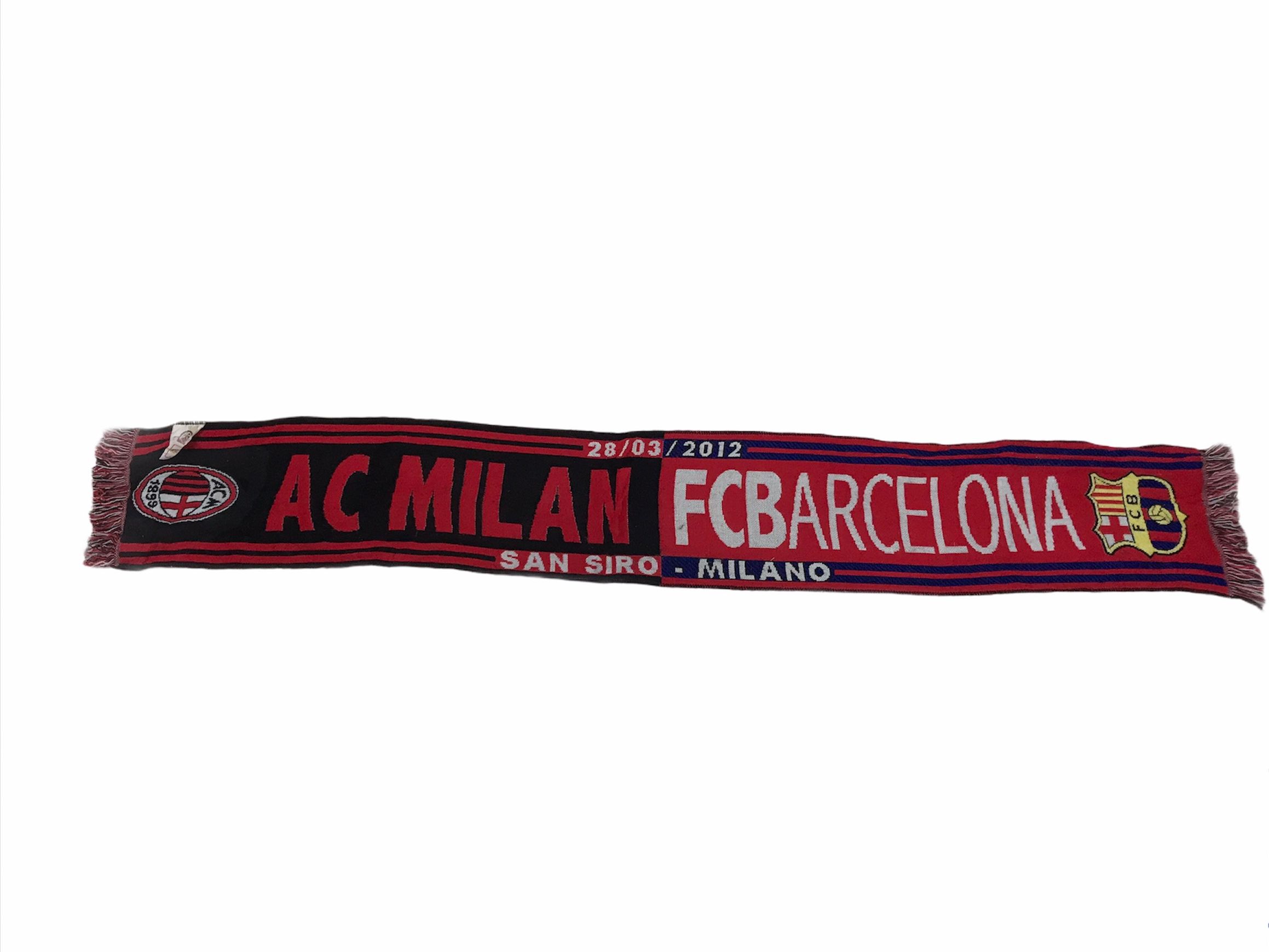 Other Vtg Ac Milan Vs Barcelona Mafla Size ONE SIZE - 2 Thumbnail