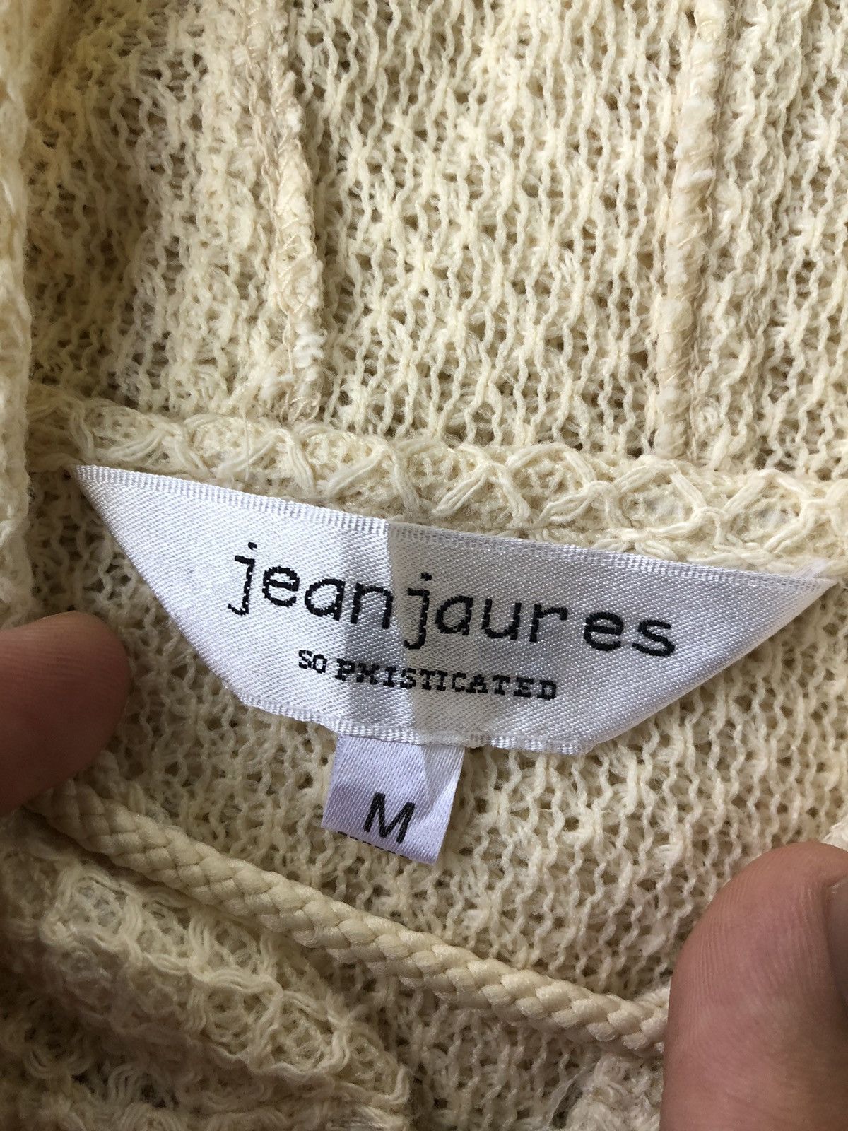 Japanese Brand Vintage jean jaures mesh hoodie Size M / US 6-8 / IT 42-44 - 5 Thumbnail
