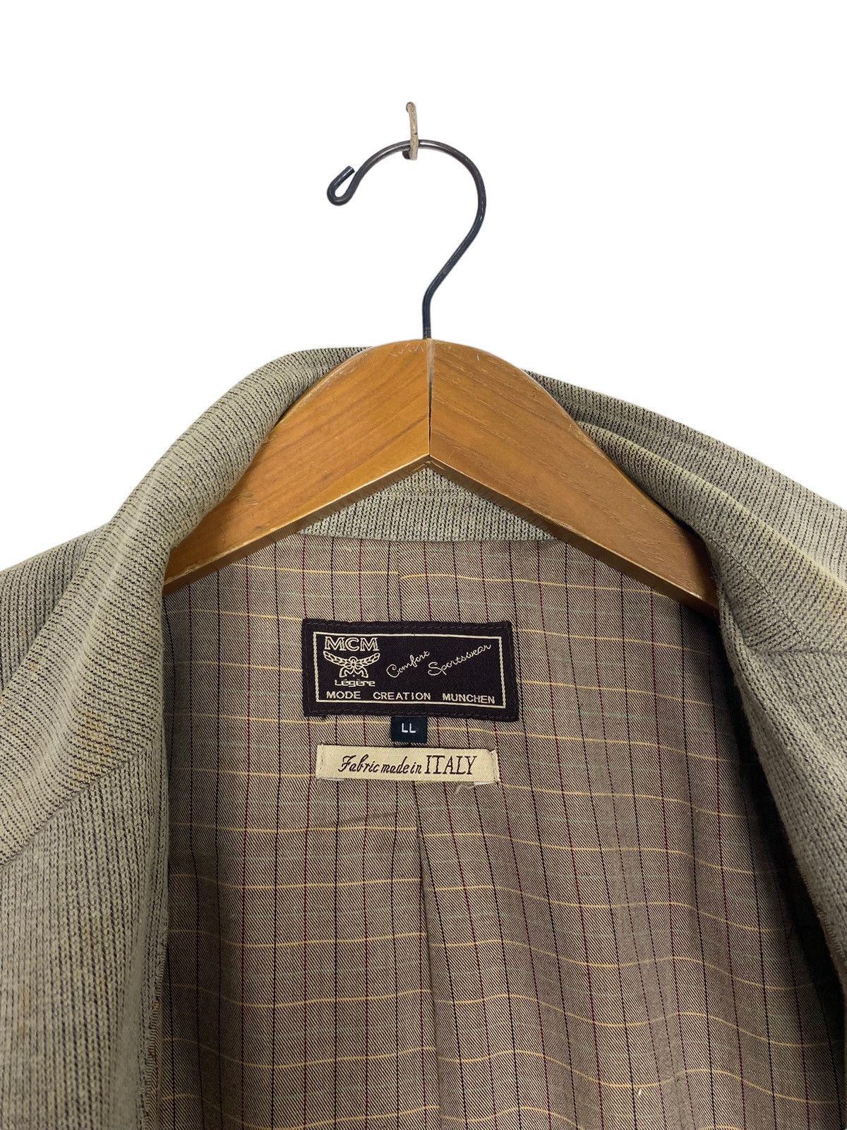 MCM Rare‼️ Mode Creation Munchen Rayon Coat Jacket Size 42S - 4 Thumbnail