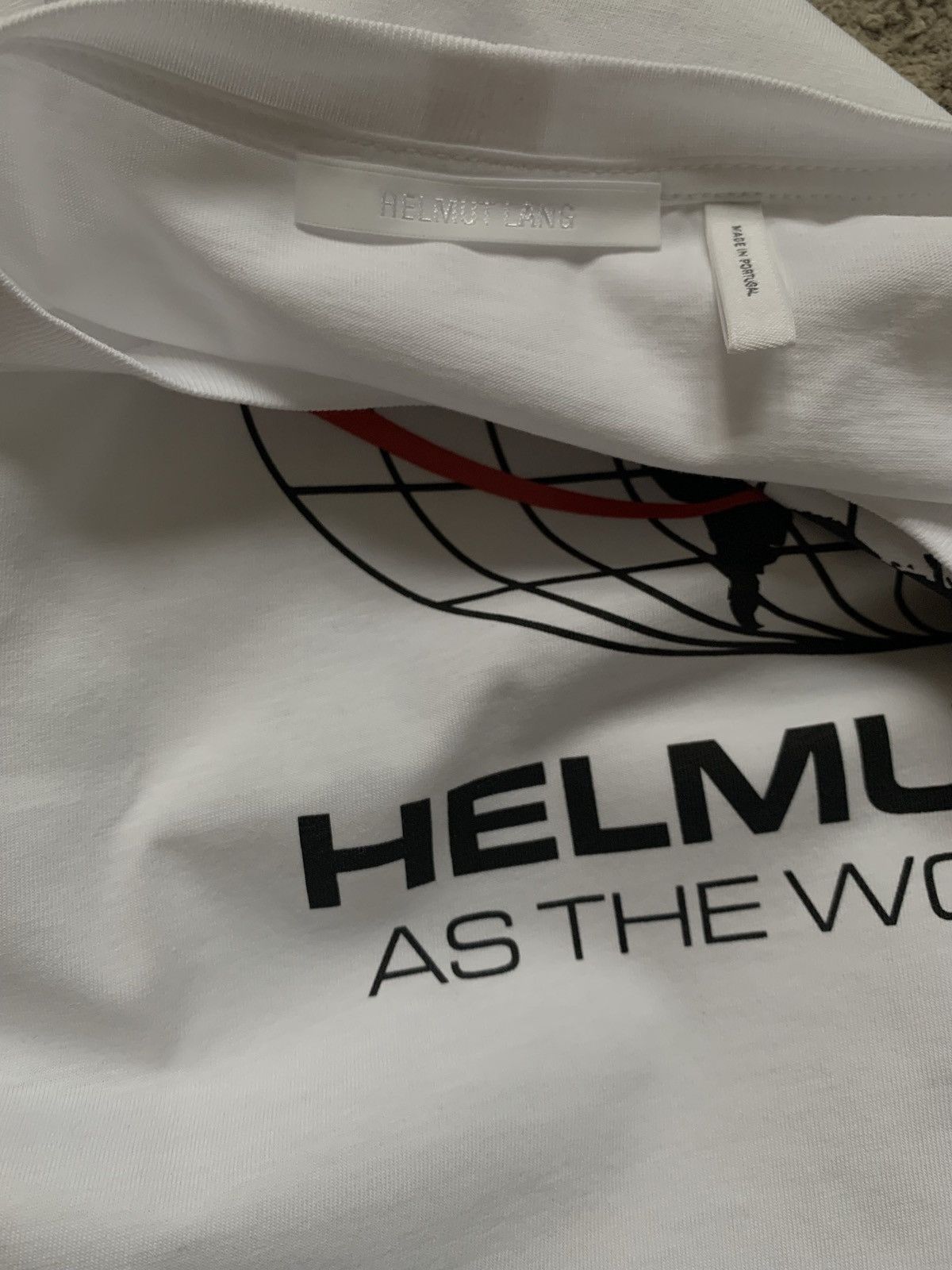 Helmut Lang HELMUT LANG “AS THE WORLD TURN” T-SHIRT Size L / US 10 / IT 46 - 7 Thumbnail