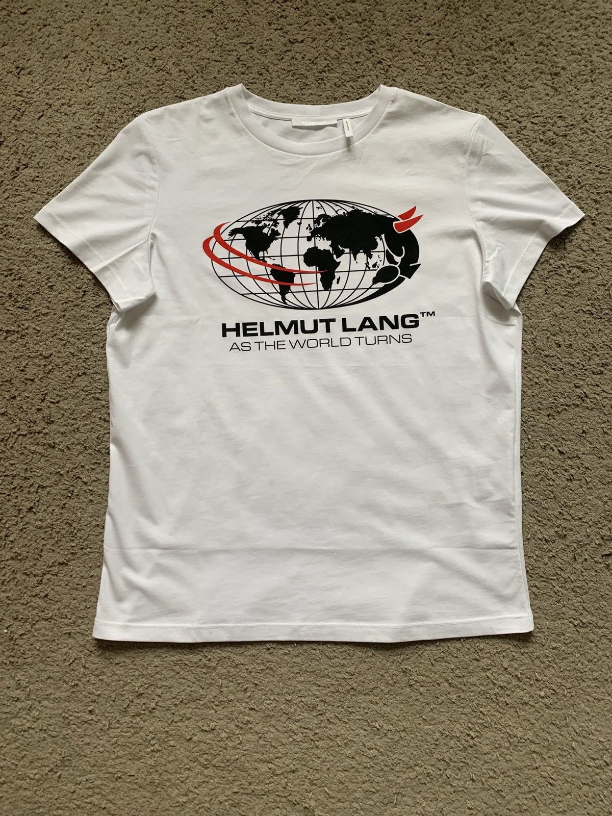 HELMUT LANG “AS THE WORLD TURN” T-SHIRT