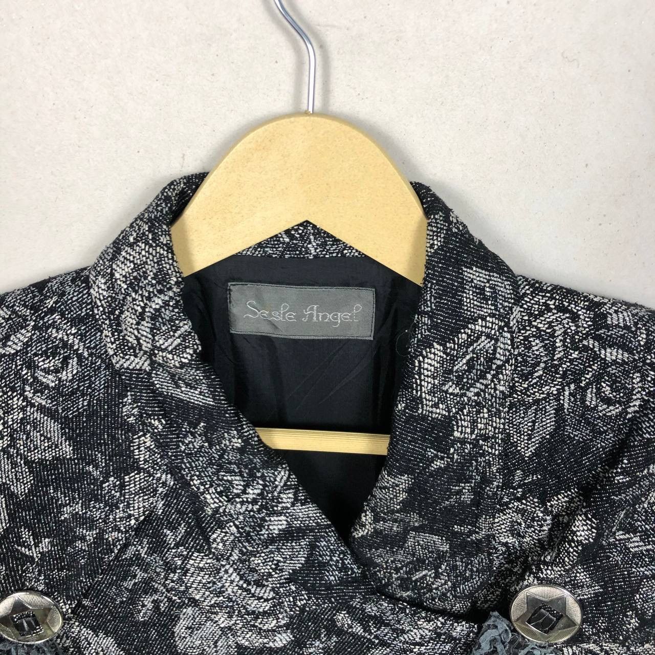 Beauty Beast × Japanese Brand × Le Grande Bleu (L.G.B.) Japanese Floral Punk Seditionaries Double Collar Jacket Size US M / EU 48-50 / 2 - 10 Thumbnail