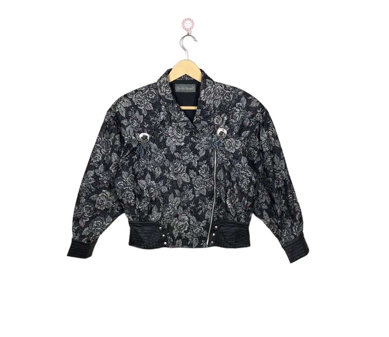 Beauty Beast × Japanese Brand × Le Grande Bleu (L.G.B.) Japanese Floral Punk Seditionaries Double Collar Jacket Size US M / EU 48-50 / 2 - 1 Thumbnail