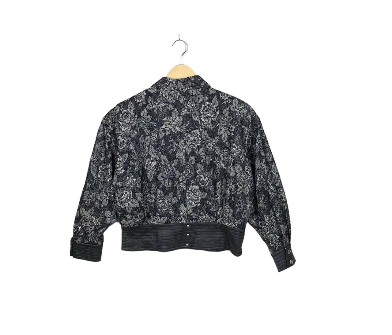 Beauty Beast × Japanese Brand × Le Grande Bleu (L.G.B.) Japanese Floral Punk Seditionaries Double Collar Jacket Size US M / EU 48-50 / 2 - 2 Thumbnail