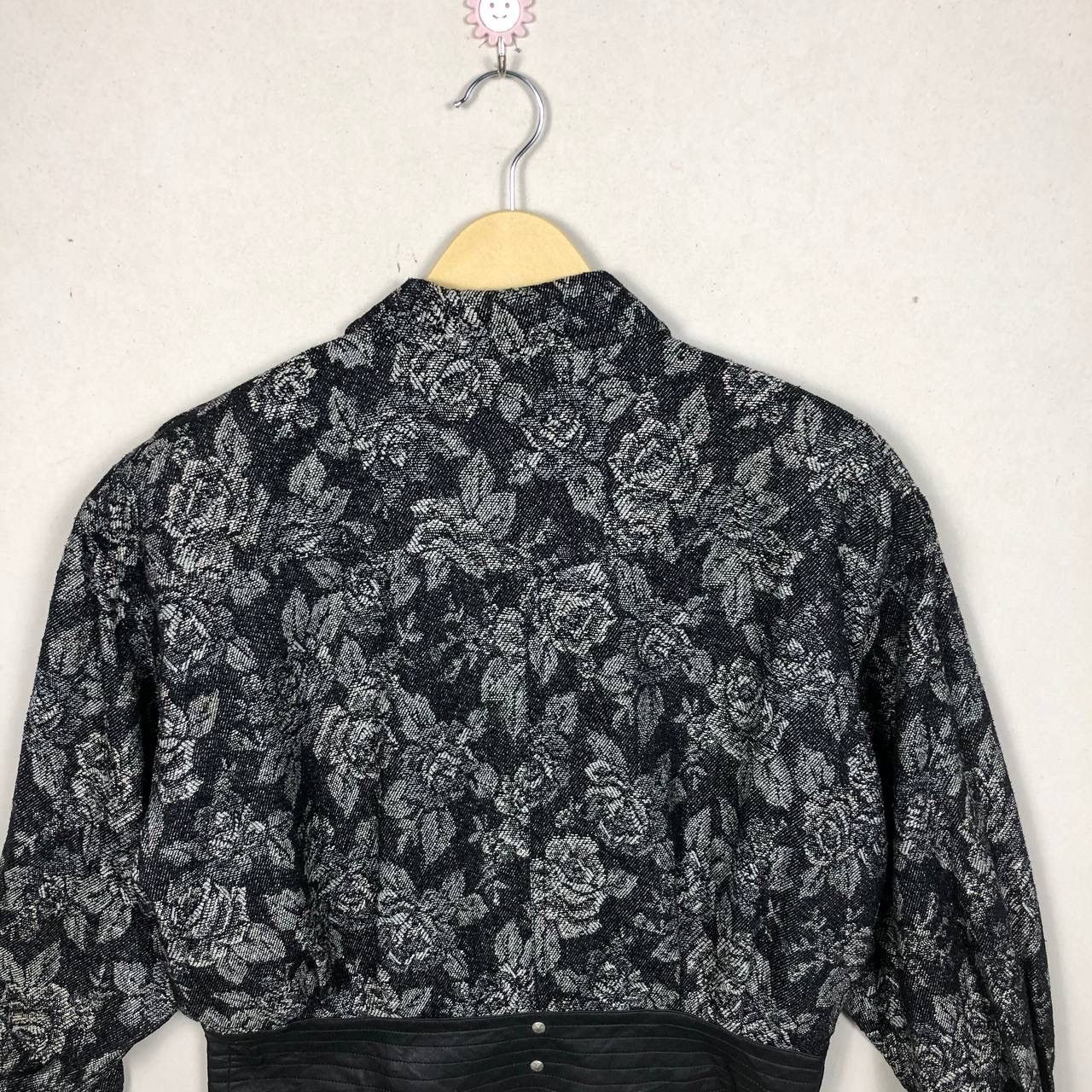 Beauty Beast × Japanese Brand × Le Grande Bleu (L.G.B.) Japanese Floral Punk Seditionaries Double Collar Jacket Size US M / EU 48-50 / 2 - 4 Thumbnail