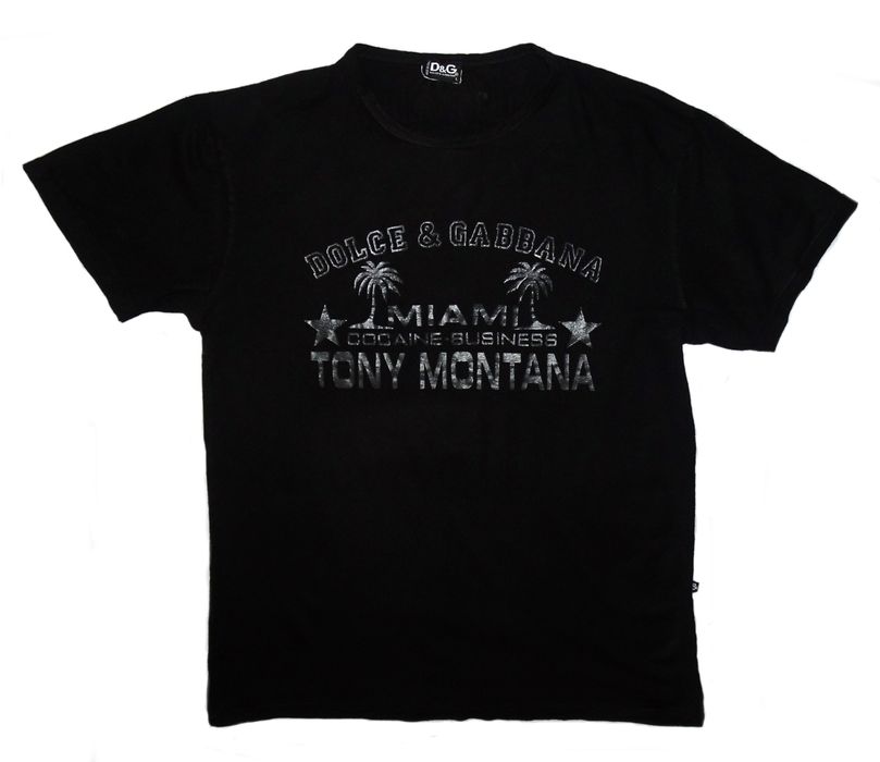 Dolce Gabbana DOLCE GABBANA COCAINE BUSINESS TONY MONTANA LOGO T