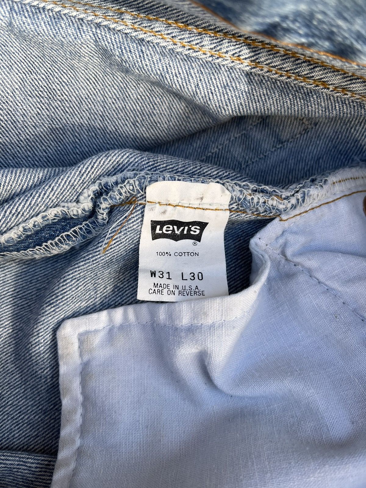 Levi's Vintage 80s Levi’s 501 made in the USA Size US 30 / EU 46 - 6 Thumbnail