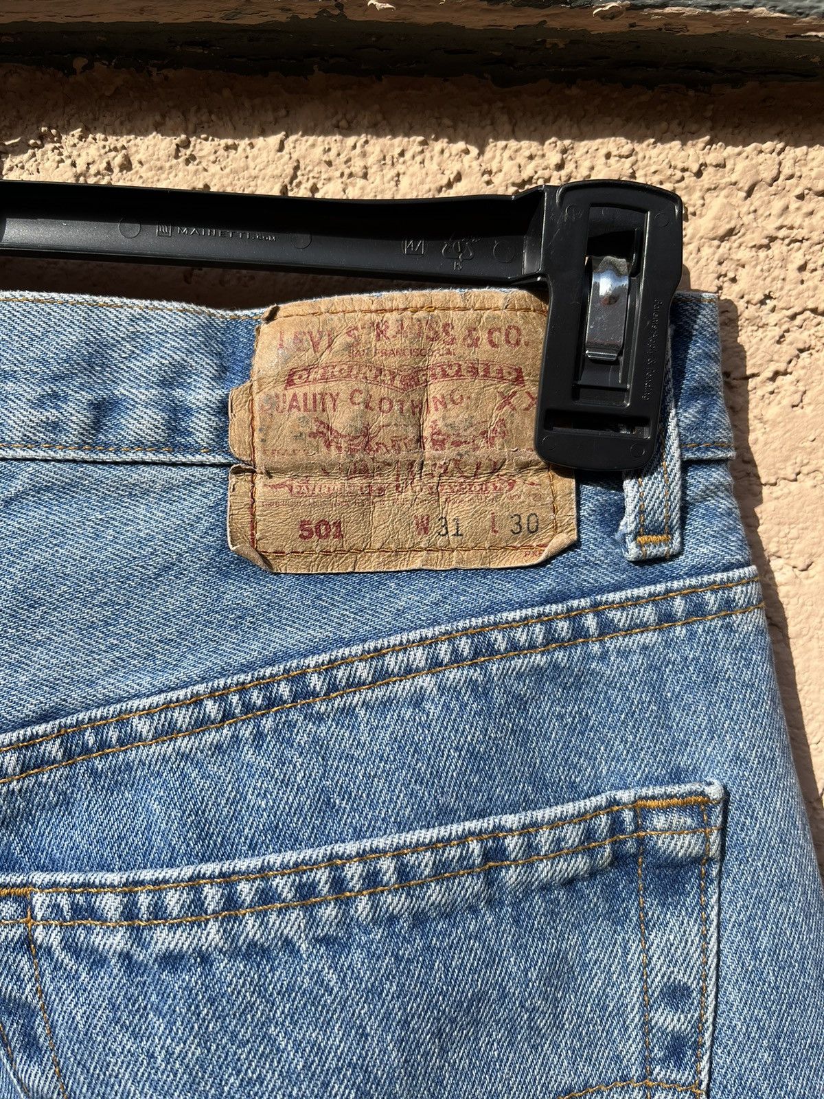 Levi's Vintage 80s Levi’s 501 made in the USA Size US 30 / EU 46 - 3 Thumbnail