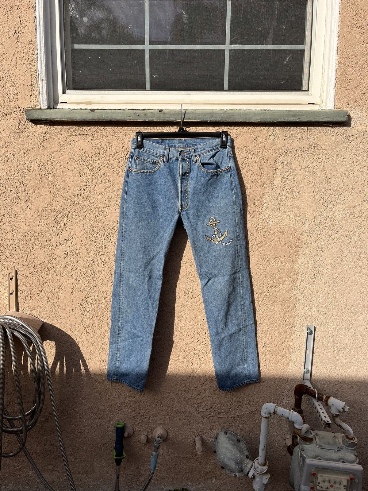 Levi's Vintage 80s Levi’s 501 made in the USA Size US 30 / EU 46 - 1 Thumbnail