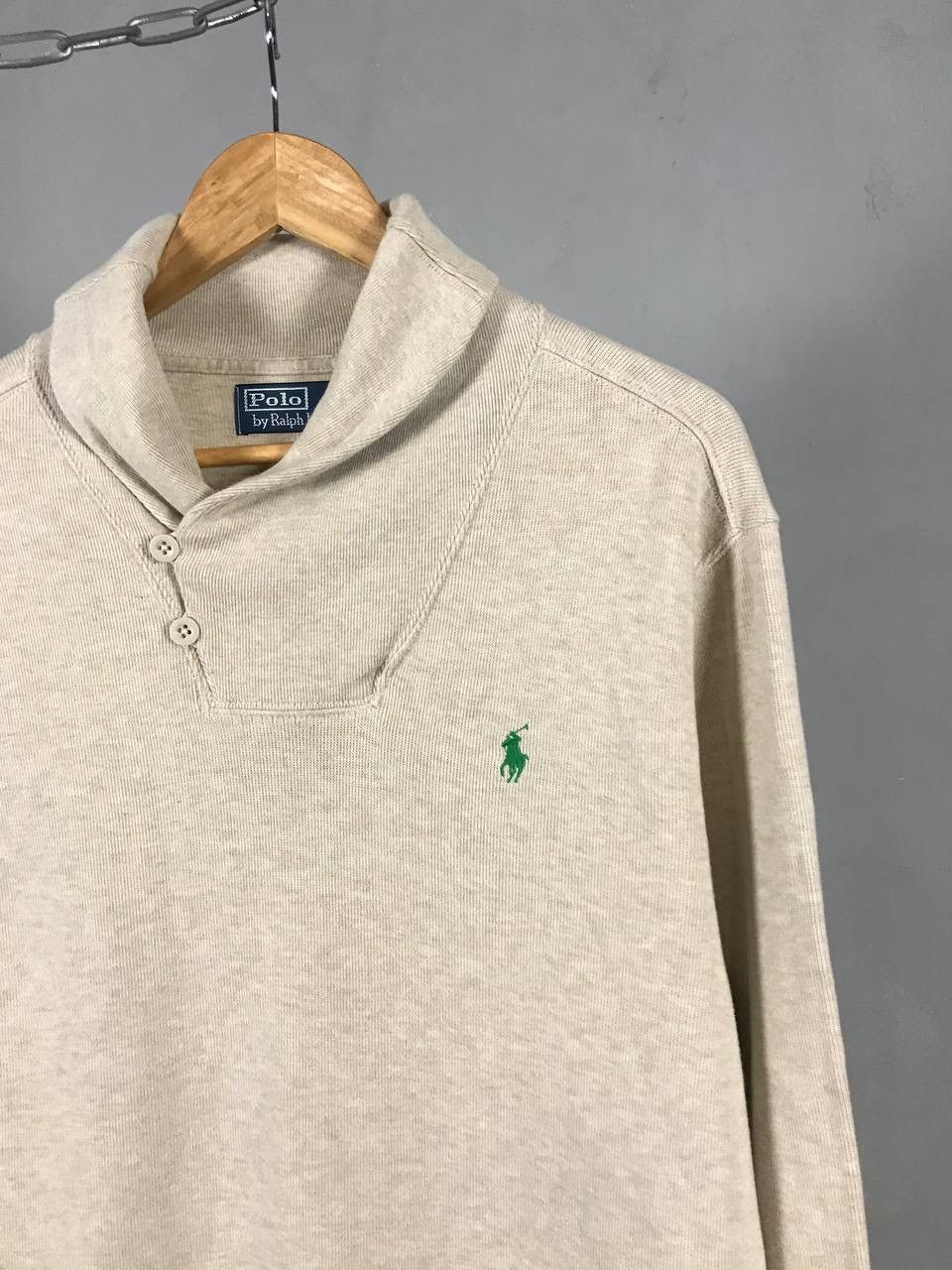 Vintage Polo Ralph Lauren vintage luxury streetwear sweatshirt Size US M / EU 48-50 / 2 - 2 Thumbnail