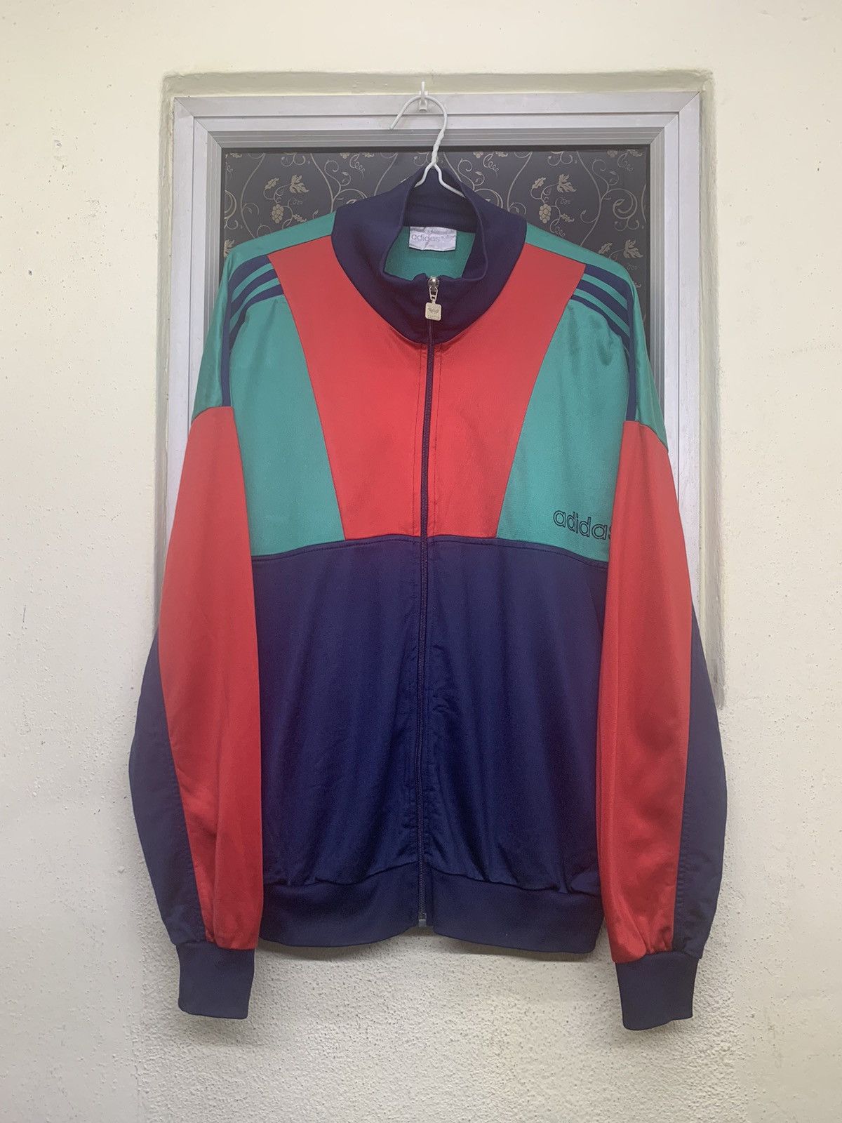 Adidas Y2K Adidas Tracktop Oversized Size US XL / EU 56 / 4 - 1 Thumbnail