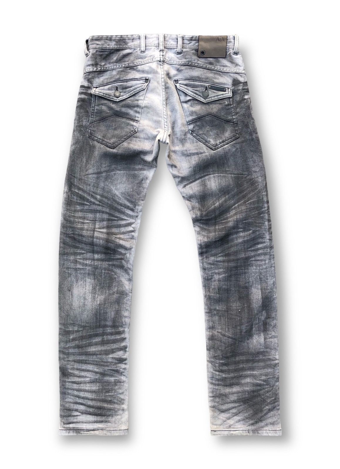 Armani Exchange 🔥Vintage Armani Exchange Distressed Denim Pants Size US 30 / EU 46 - 1 Thumbnail