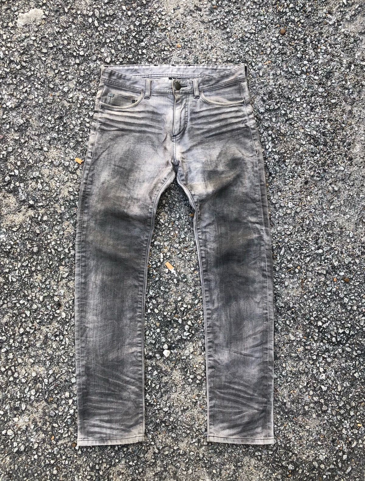 Armani Exchange 🔥Vintage Armani Exchange Distressed Denim Pants Size US 30 / EU 46 - 3 Thumbnail