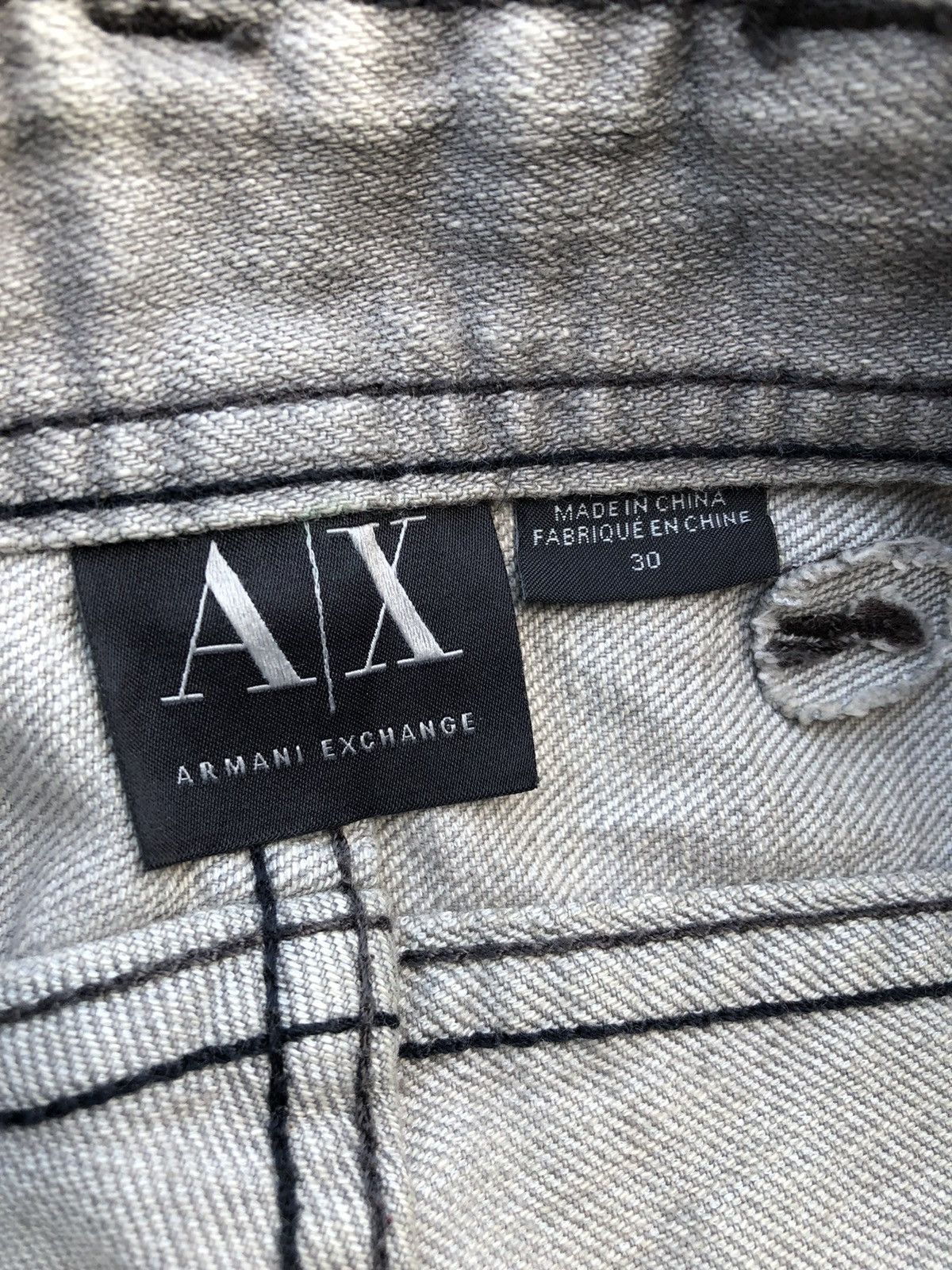 Armani Exchange 🔥Vintage Armani Exchange Distressed Denim Pants Size US 30 / EU 46 - 12 Thumbnail