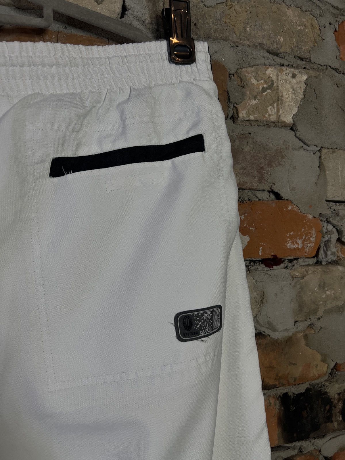 Nike × Vintage Vintage y2k Nike swoosh cargo track pants White Size US 34 / EU 50 - 8 Thumbnail