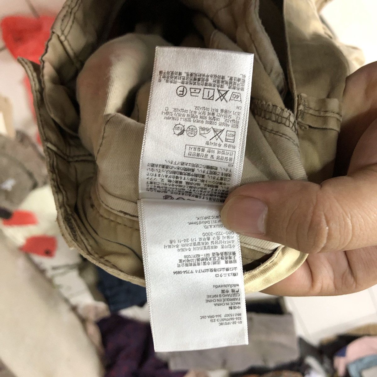 Japanese Brand Uniqlo faded Brown Cargo utility streetwear Pants #7099 Size US 31 - 17 Thumbnail