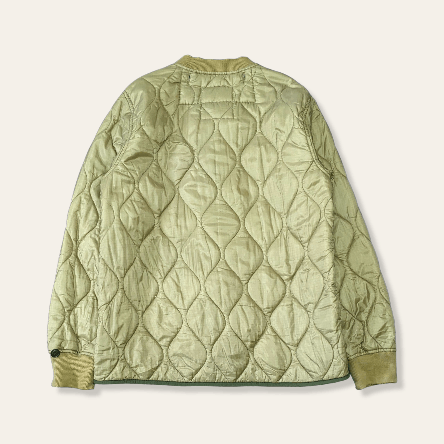 Gap × Vintage Vintage 90s Gap Military Style Quilt Jacket Size US M / EU 48-50 / 2 - 2 Thumbnail