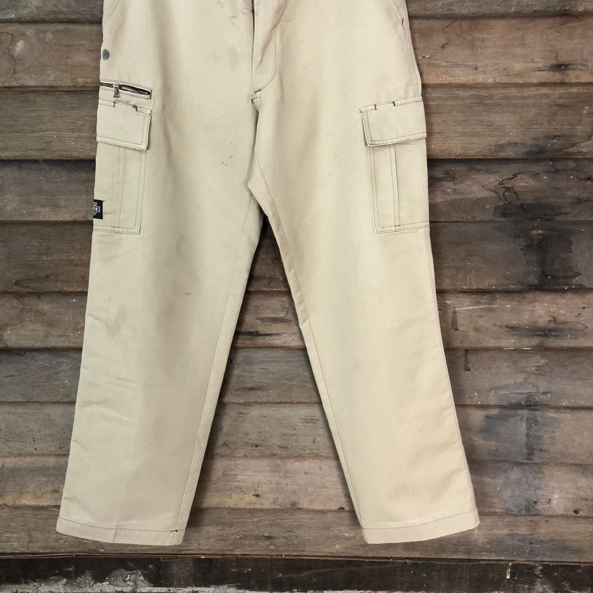 Japanese Brand Azito multipocket worker Brown Cargo Pants #7100 Size US 30 / EU 46 - 3 Thumbnail