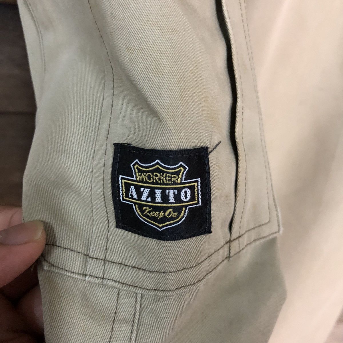 Japanese Brand Azito multipocket worker Brown Cargo Pants #7100 Size US 30 / EU 46 - 8 Thumbnail