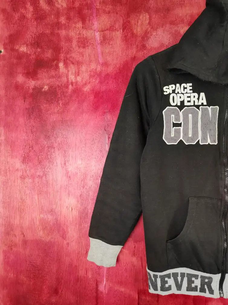 Japanese Brand Space Opera Black hip hop rapper Hoodie Sweater #S639 Size S / US 4 / IT 40 - 11 Thumbnail