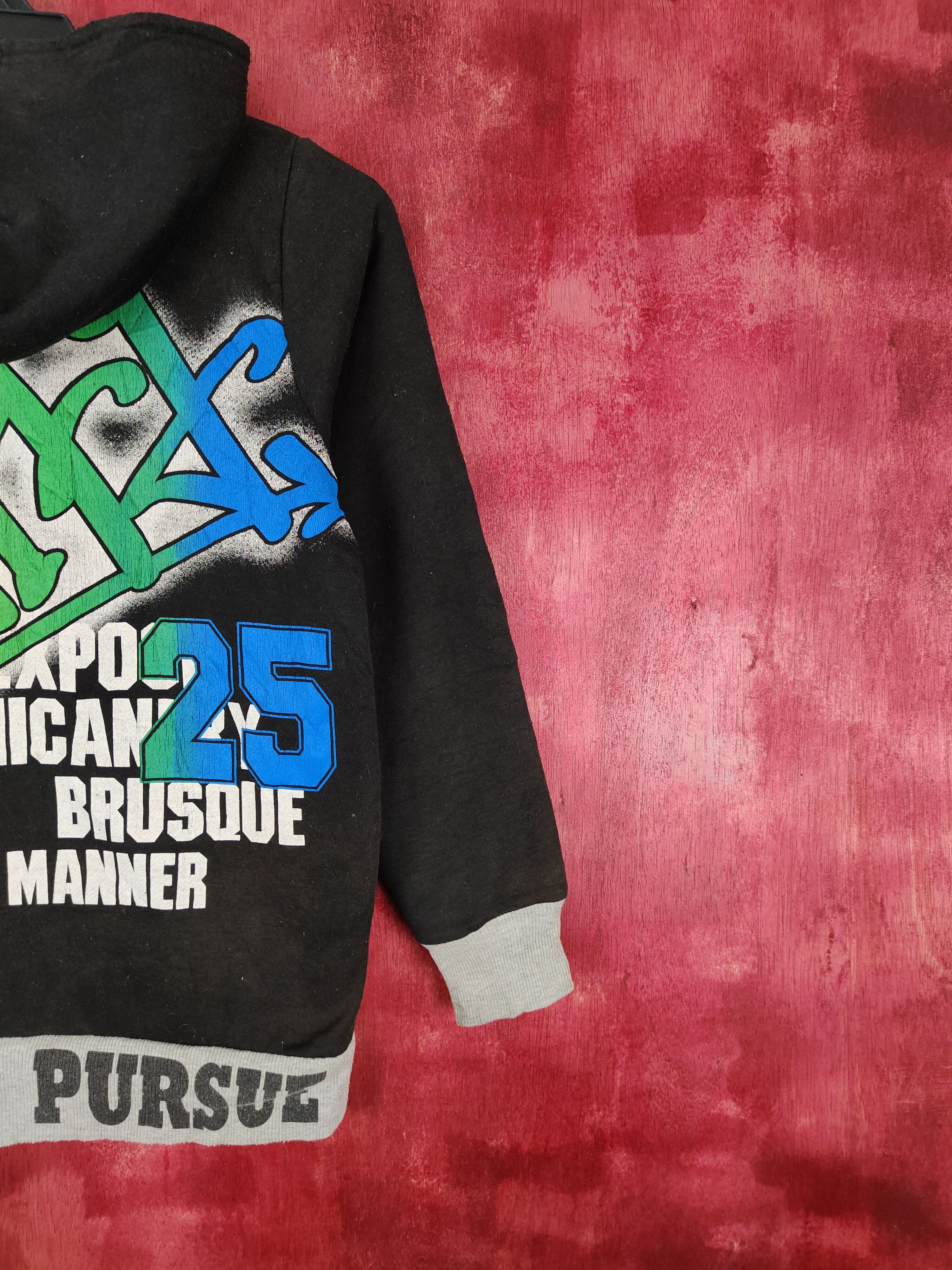 Japanese Brand Space Opera Black hip hop rapper Hoodie Sweater #S639 Size S / US 4 / IT 40 - 5 Thumbnail