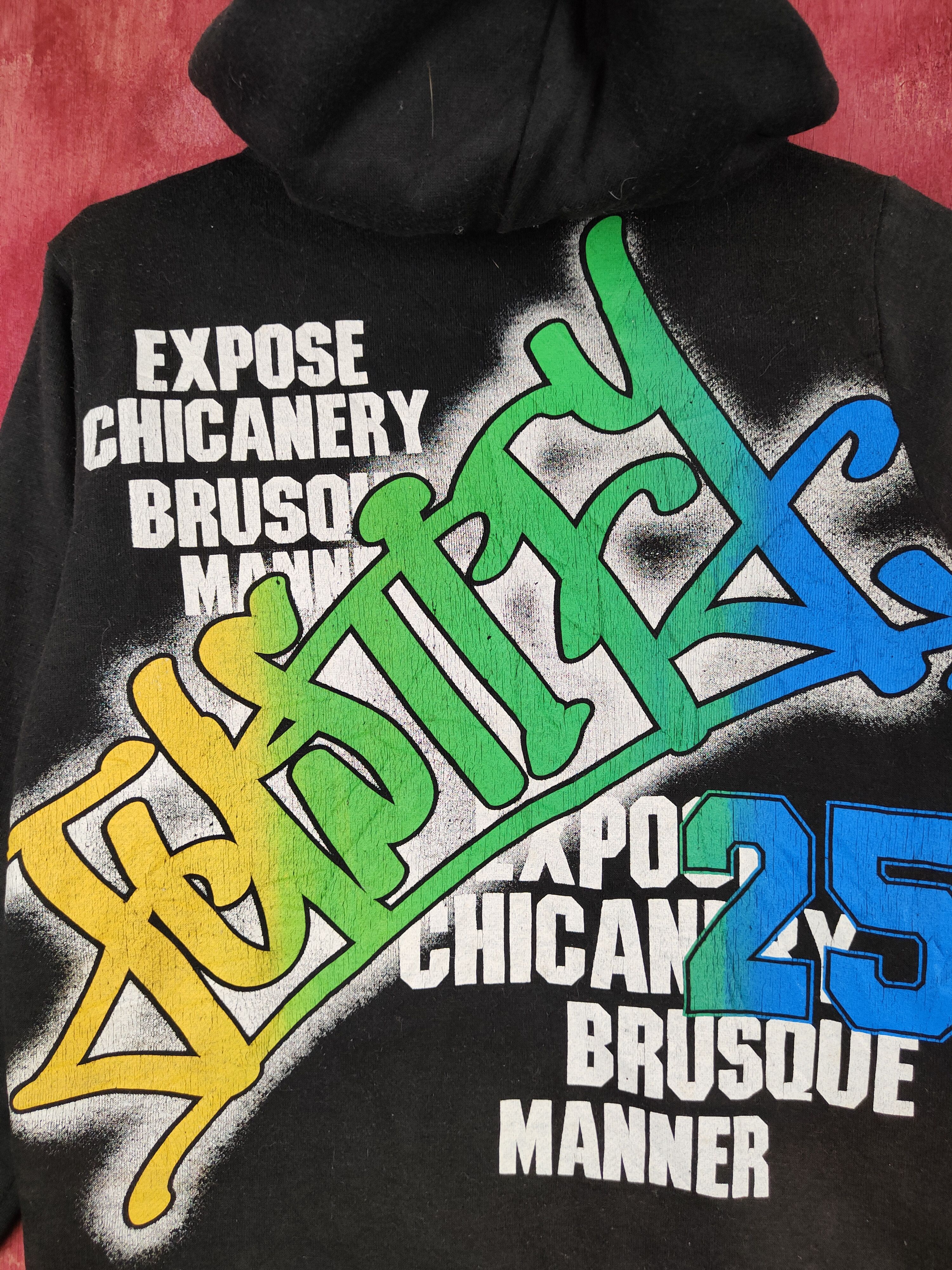 Japanese Brand Space Opera Black hip hop rapper Hoodie Sweater #S639 Size S / US 4 / IT 40 - 3 Thumbnail