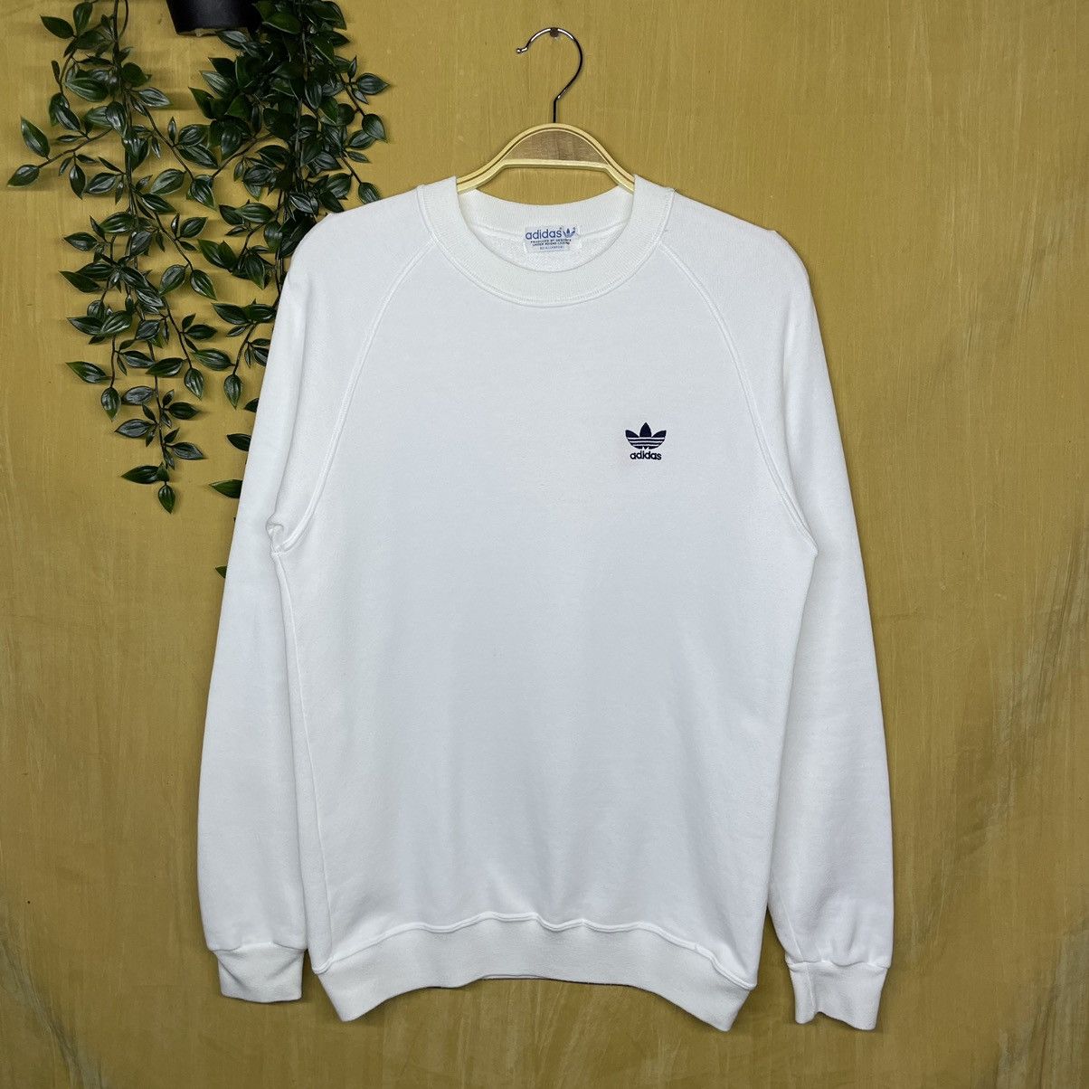 80'S Adidas logo sweatshirt, men's XL size, vintage /eaa522152