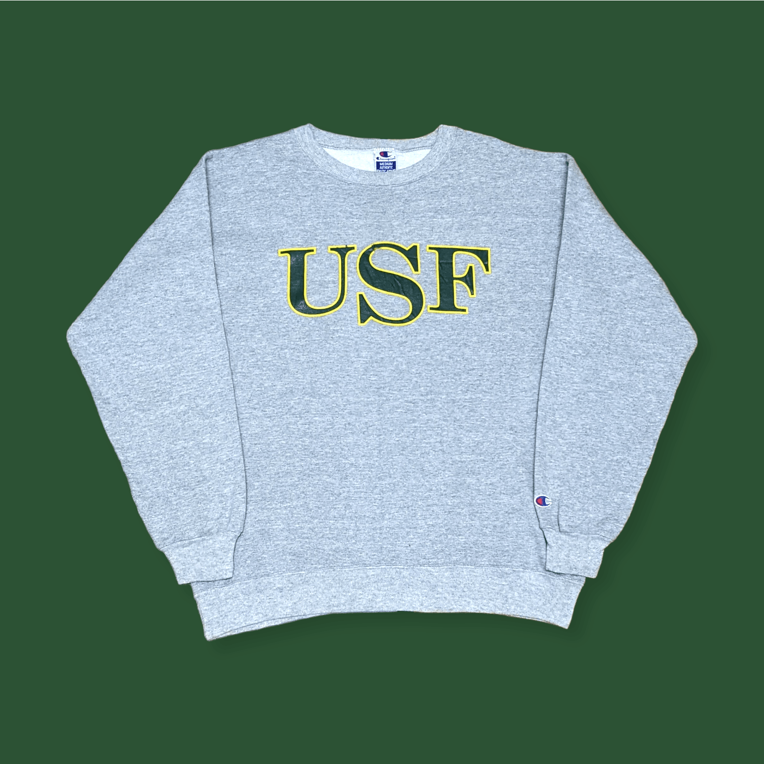 Champion × Vintage Vintage 90s Champion University of San Francisco Sweatshirt Size US M / EU 48-50 / 2 - 1 Thumbnail