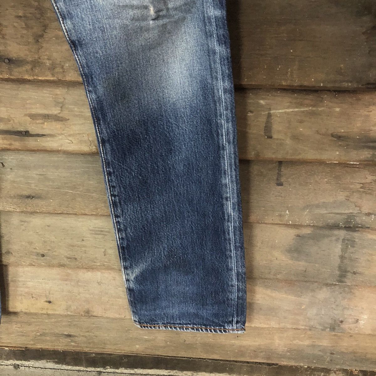 Levi's DLS 501 Levis Blue Distressed Denim Pants #BB542 Size US 32 / EU 48 - 8 Thumbnail