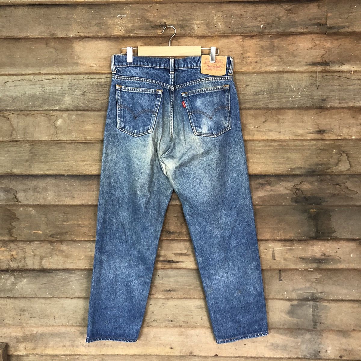 Levi's DLS Levis vintage faded blue denim pants #BB529 Size US 30 / EU 46 - 10 Thumbnail
