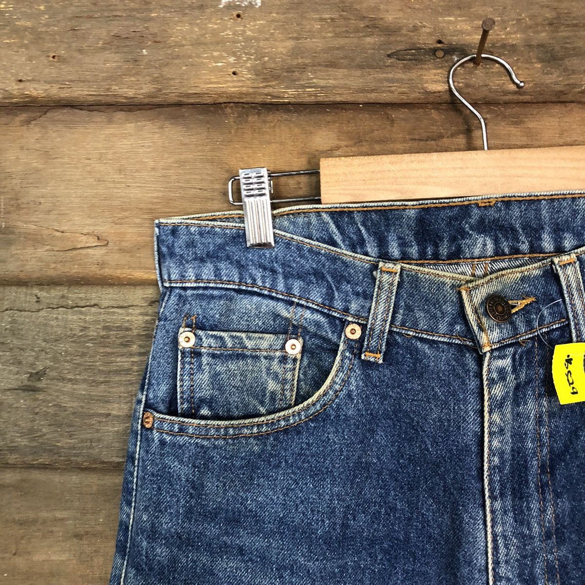 Levi's DLS Levis vintage faded blue denim pants #BB529 Size US 30 / EU 46 - 4 Thumbnail