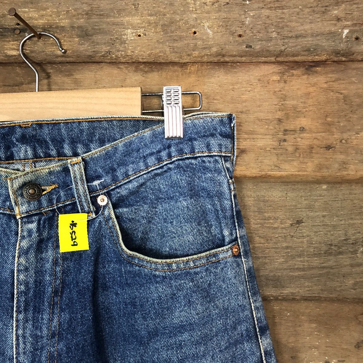 Levi's DLS Levis vintage faded blue denim pants #BB529 Size US 30 / EU 46 - 5 Thumbnail