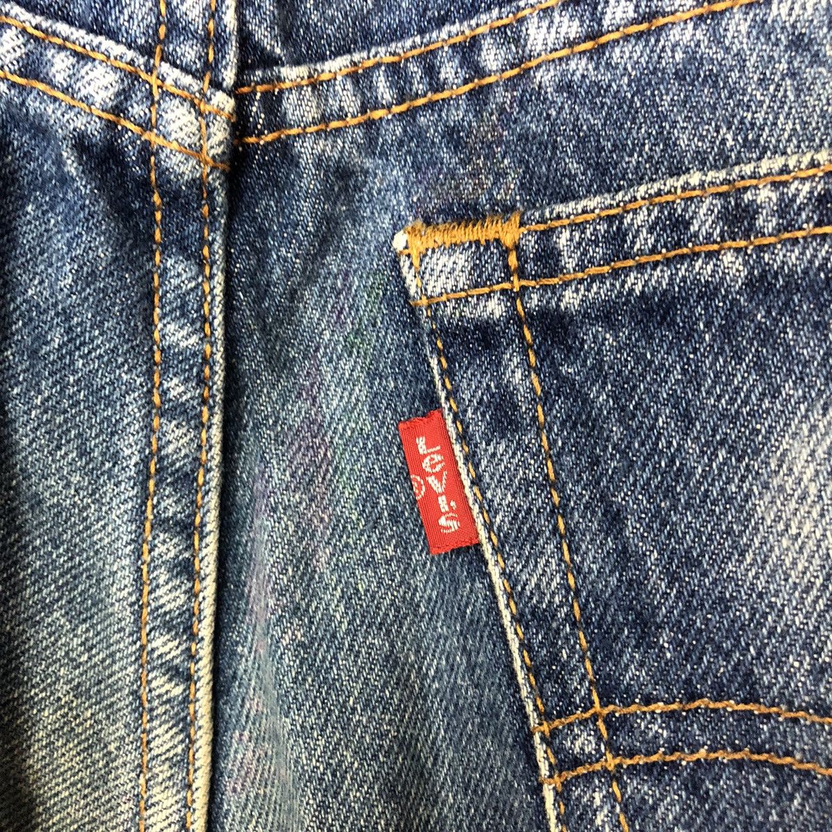 Levi's DLS Levis vintage faded blue denim pants #BB529 Size US 30 / EU 46 - 16 Thumbnail
