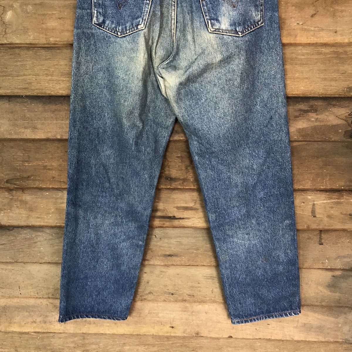 Levi's DLS Levis vintage faded blue denim pants #BB529 Size US 30 / EU 46 - 12 Thumbnail