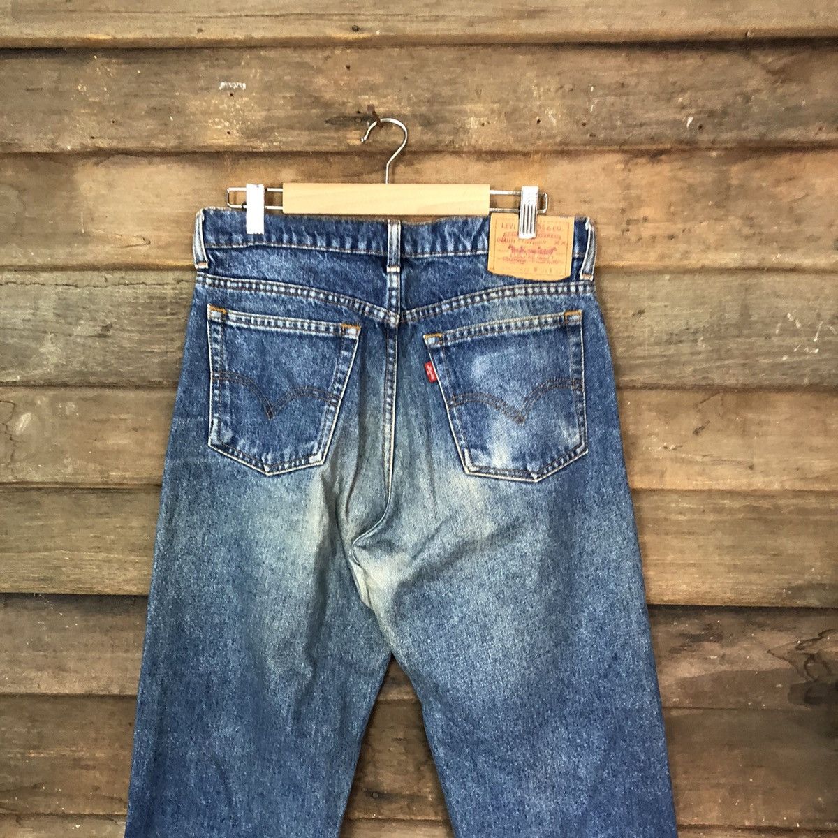 Levi's DLS Levis vintage faded blue denim pants #BB529 Size US 30 / EU 46 - 11 Thumbnail